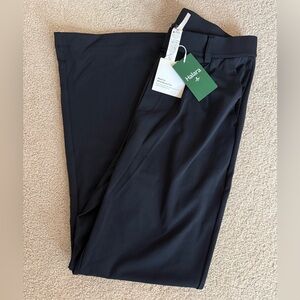HALARA high waisted side pocket work flare pants